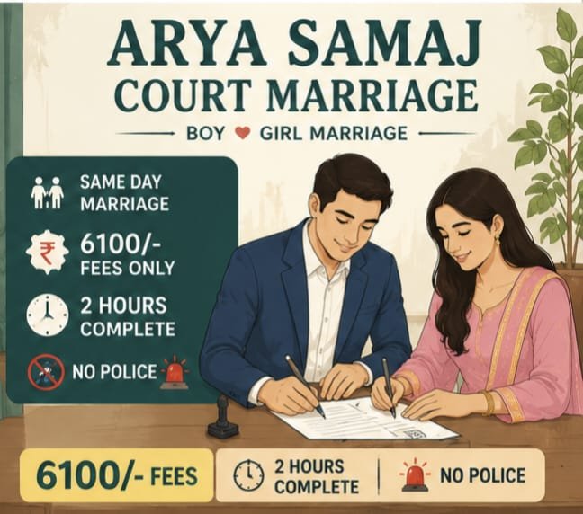 Court Marriage Cost Tis Hazari Delhi 2026 - Fees Starting Rs 6100 Same Day Marriage 2 Hours Complete