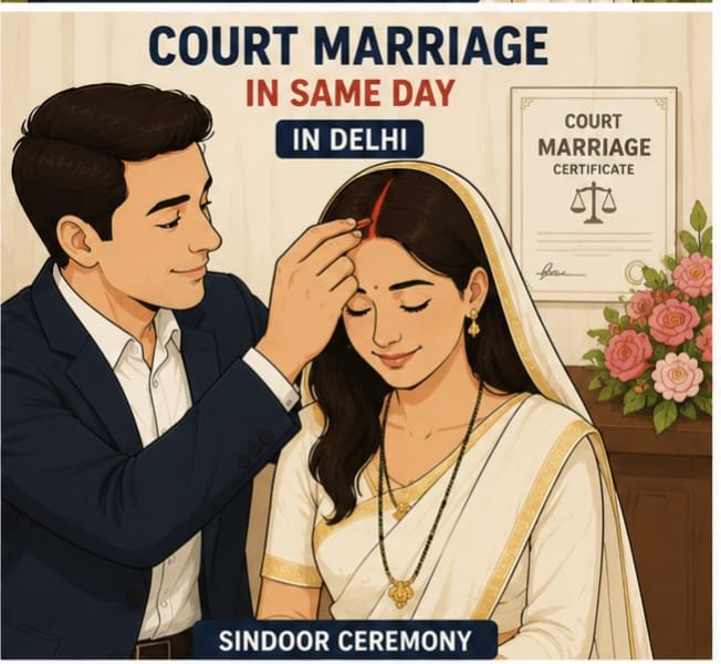 Arya Samaj Marriage ceremony at registered Arya Samaj Mandir Delhi near Tis Hazari with same day marriage certificate
